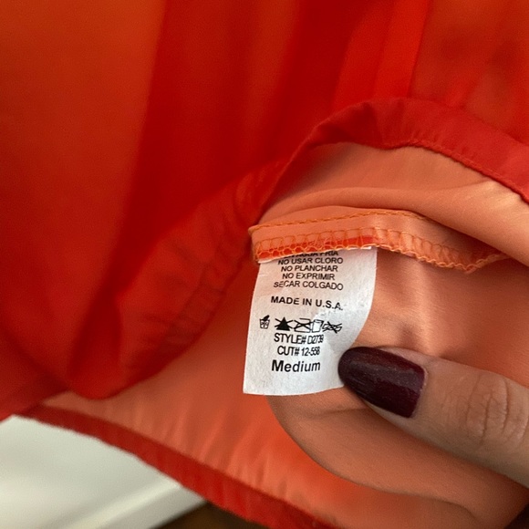 Orange ombré shift dress - Picture 2 of 3